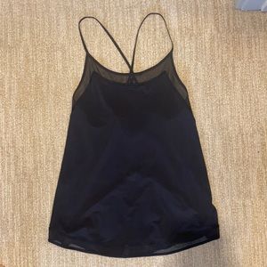 Lululemon Black Mesh Cami Tank